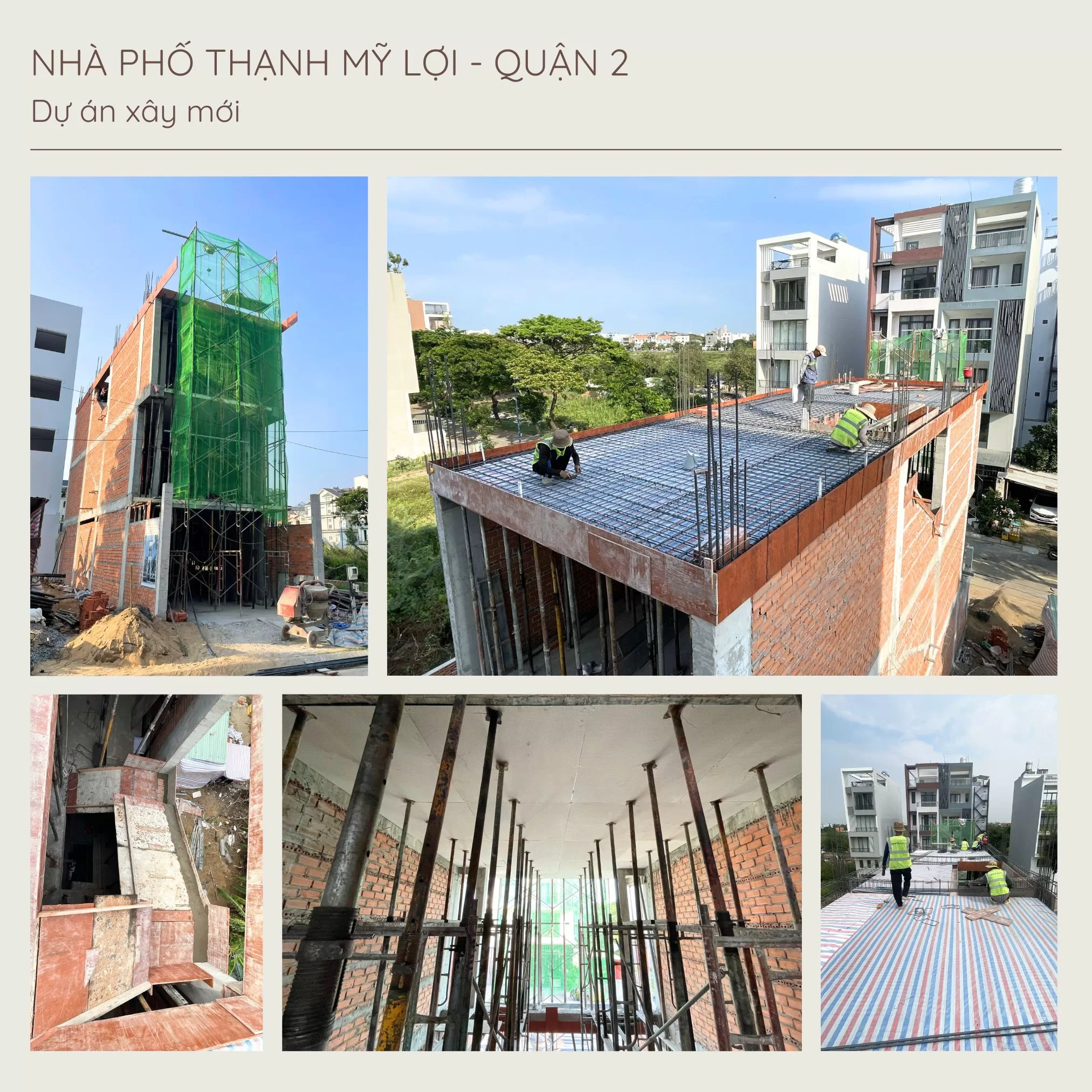 Nhật ký xây nhà HCM Len’s Decor - Thi công Nhà phố Quận 2 