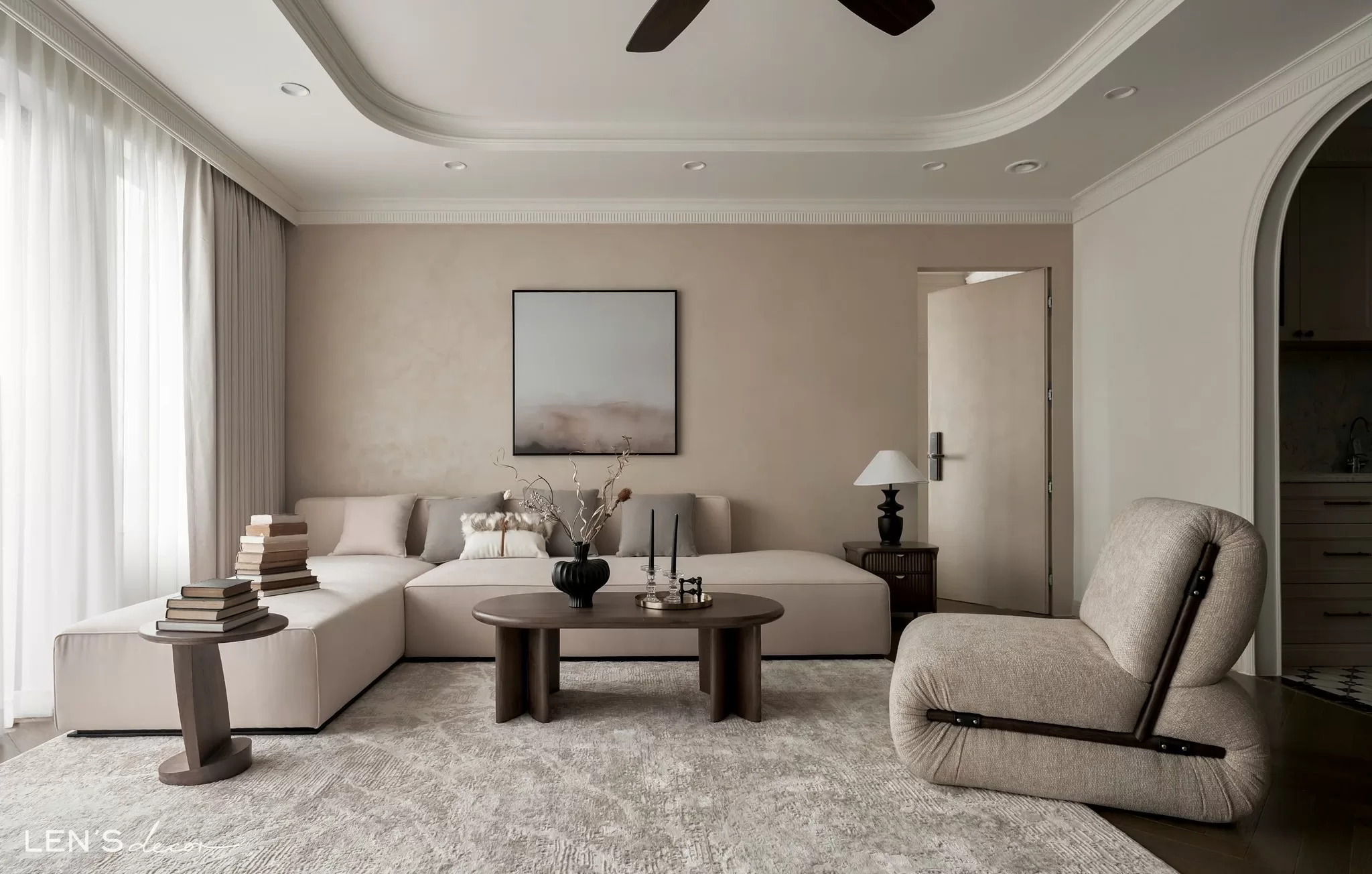 Hình ảnh công trình thực tế hoàn thiện tại Len's Decor