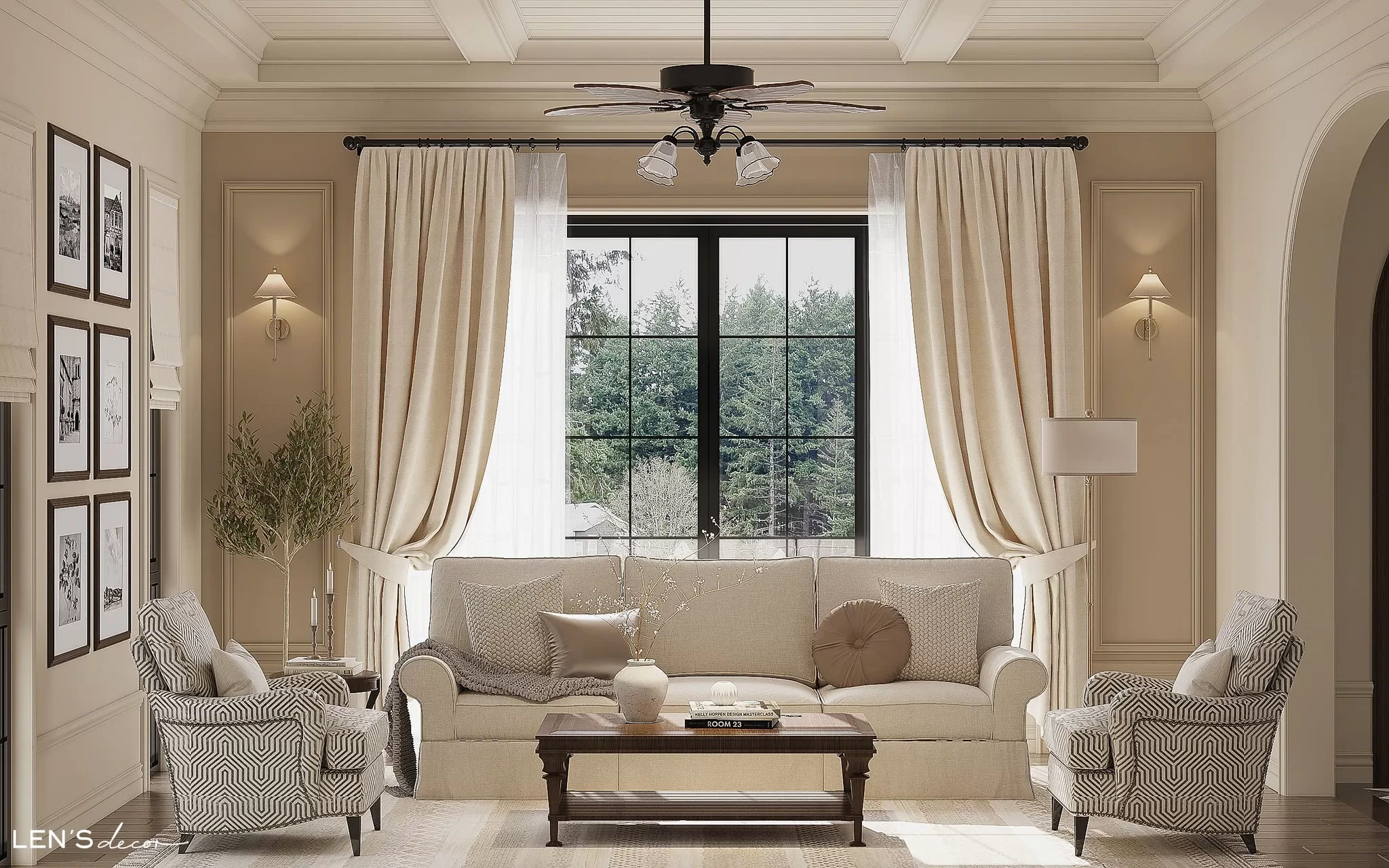 Semi Classic - Phong cách thiết kế nội thất cổ điển