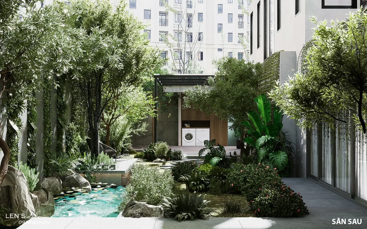Tiểu cảnh là sự kết hợp hài hòa có thể mang đến sự may mắn cho gia chủ