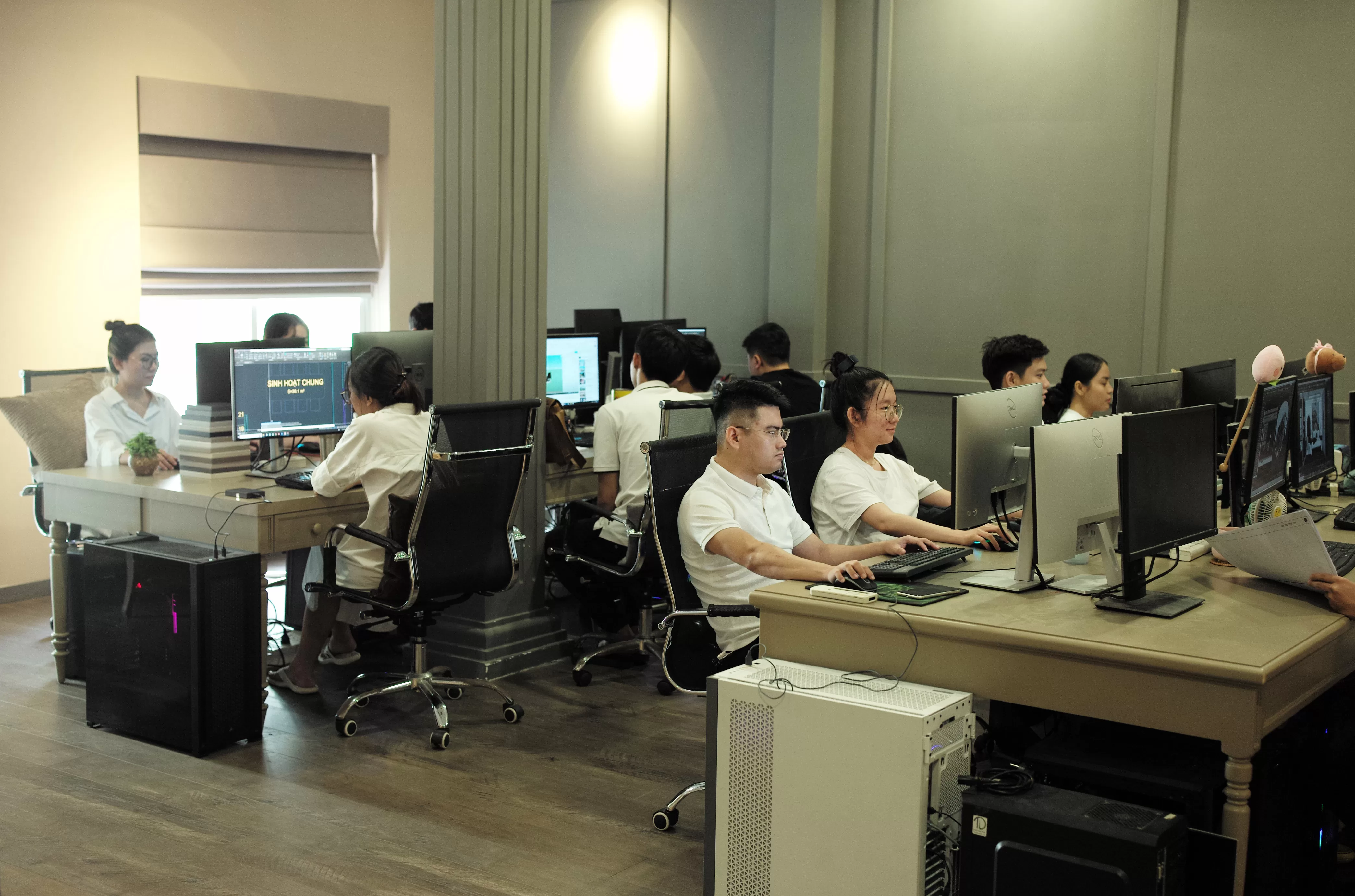 Đội ngũ thiết kế, thi công chuyên nghiệp nhiều kinh nghiệm