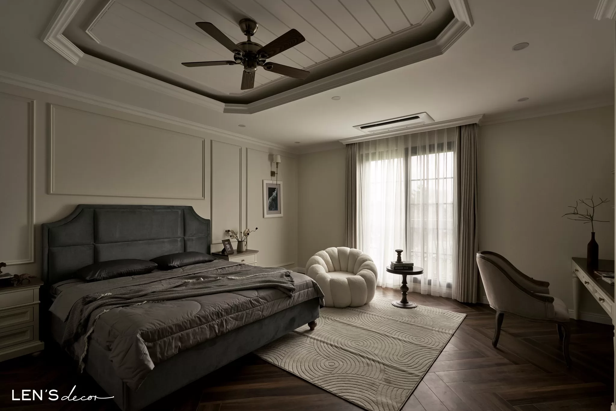 Thảm là một phần quan trọng trong tổng thể bố cục