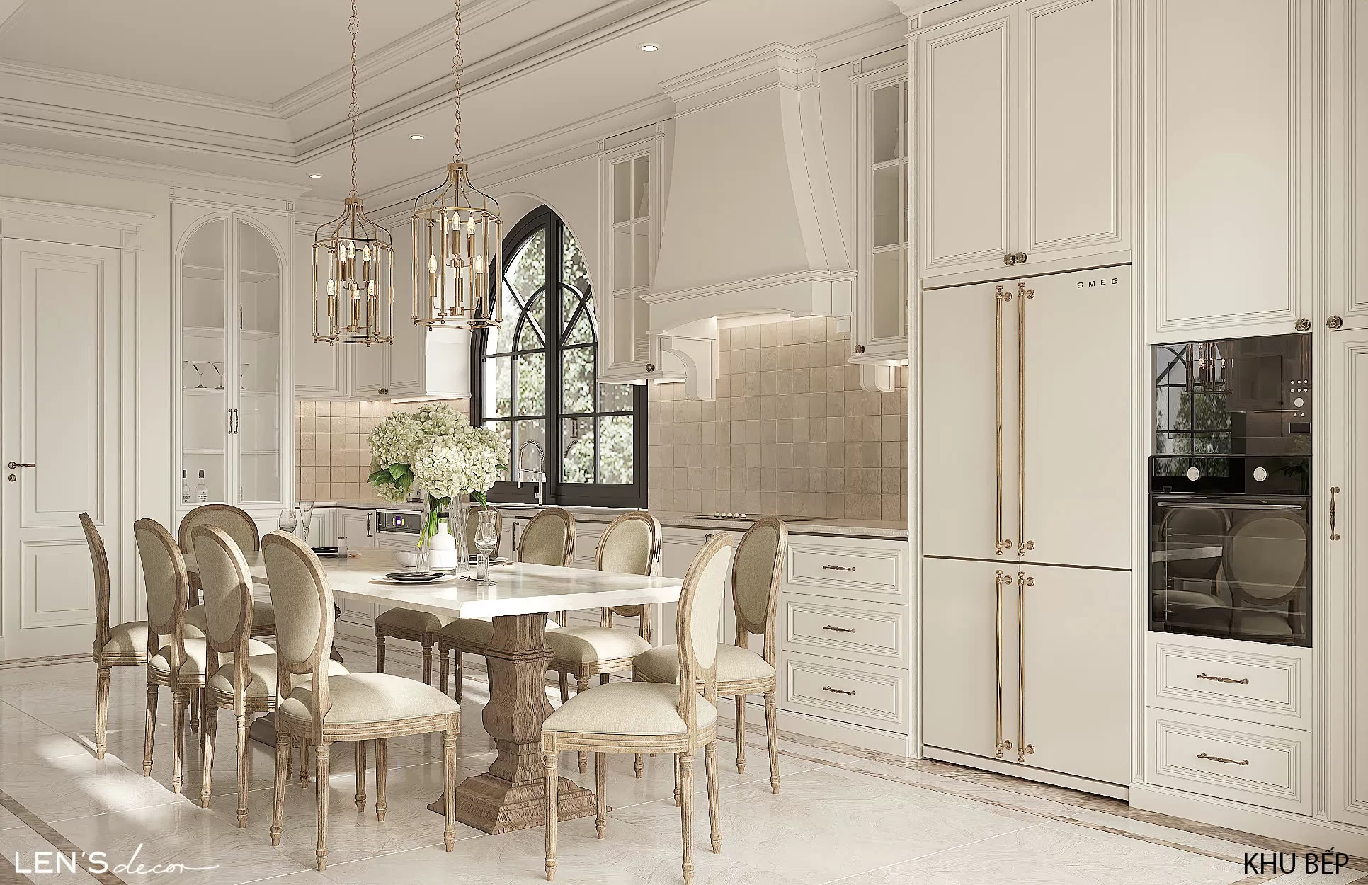 Hướng bếp quan trọng trong phong thủy nhà bếp