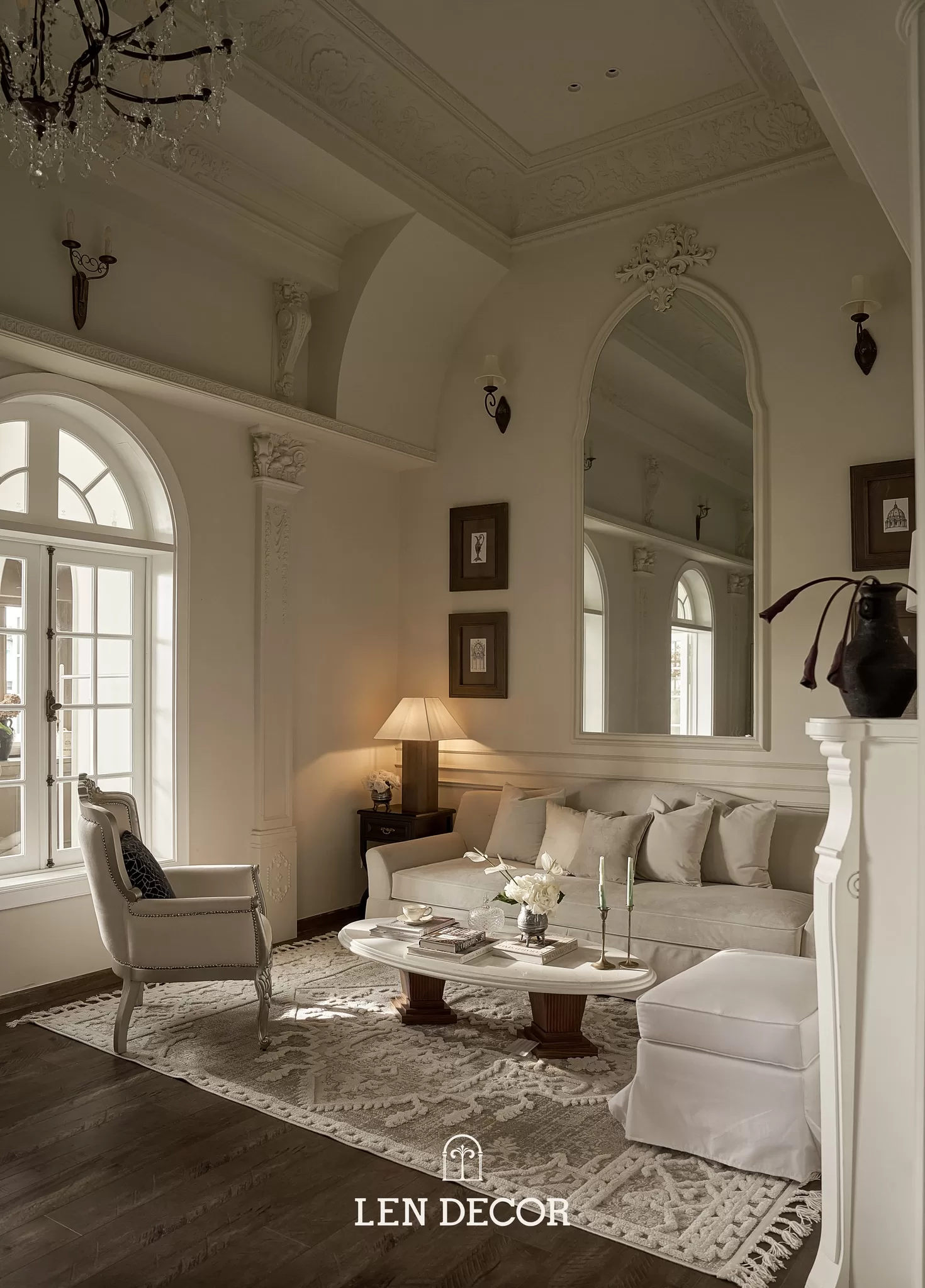 Màu sắc và họa tiết của thảm hài hòa với không gian tổng thể