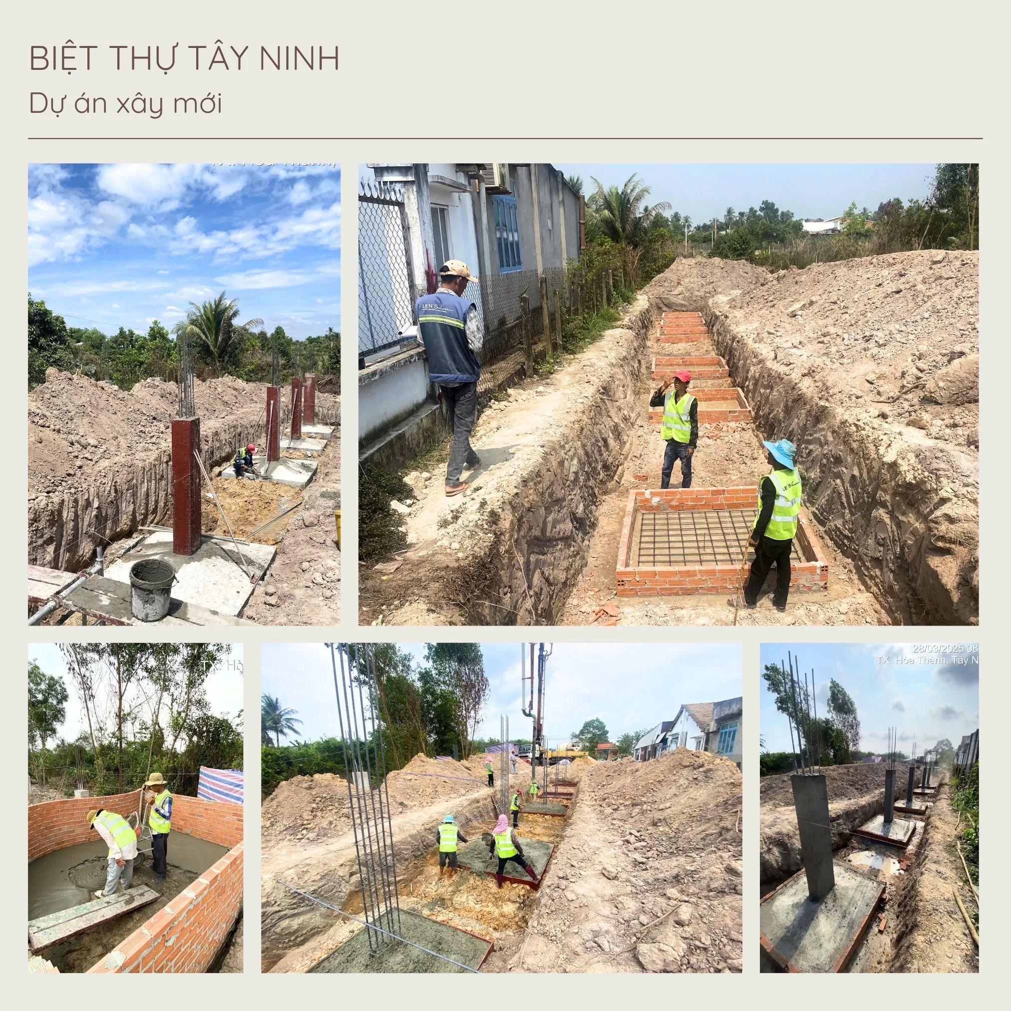 Móng đơn là loại móng nhà thường dùng cho những ngôi nhà có quy mô nhỏ, thấp tầng 