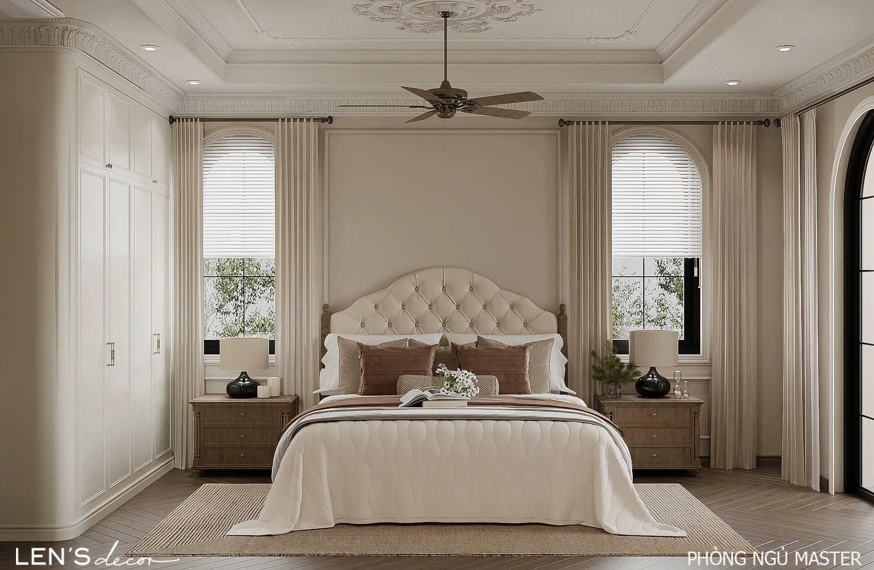 Phòng ngủ master & phòng tắm – sang trọng mà thư thái