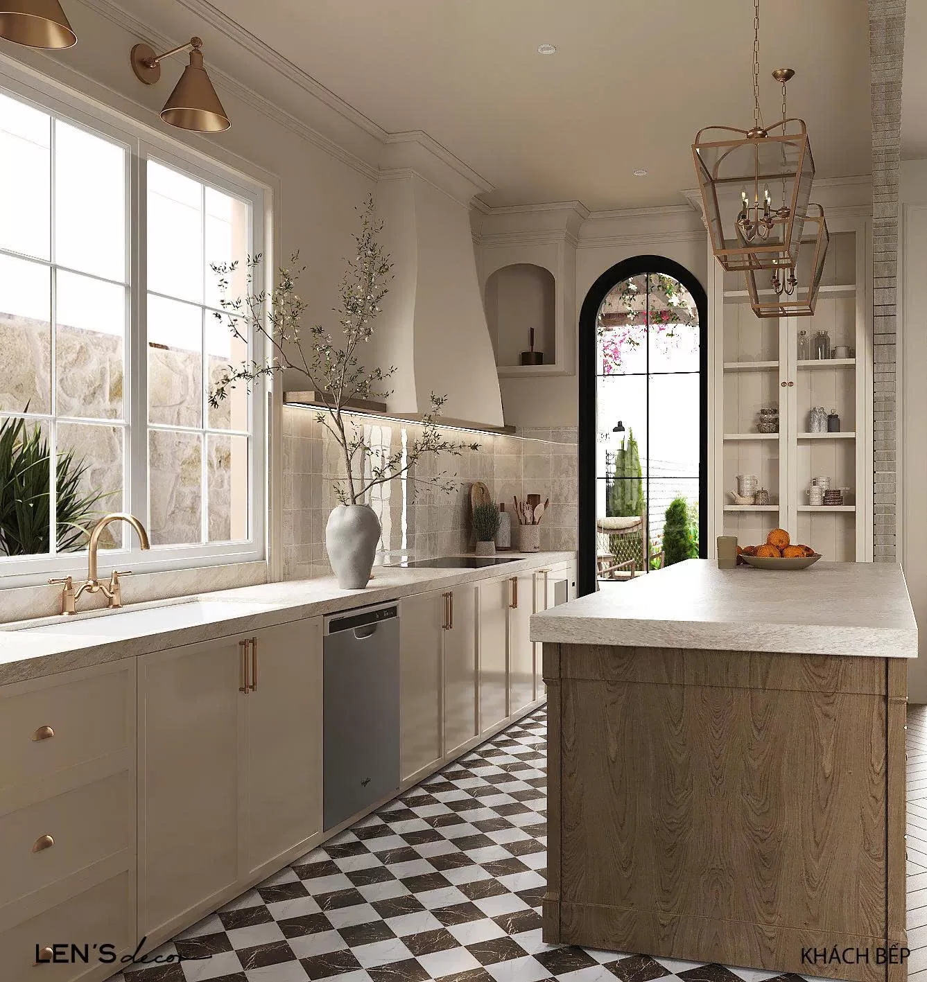 Khu bếp – mộc mạc mà gần gũi