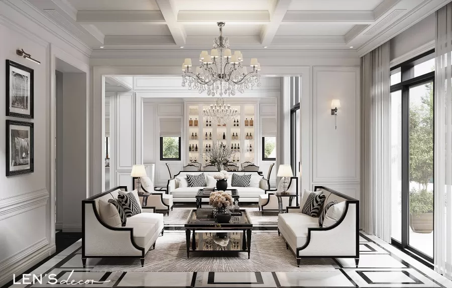 Bí quyết để tông trắng - đen trở nên sang trọng mà vẫn ấm áp