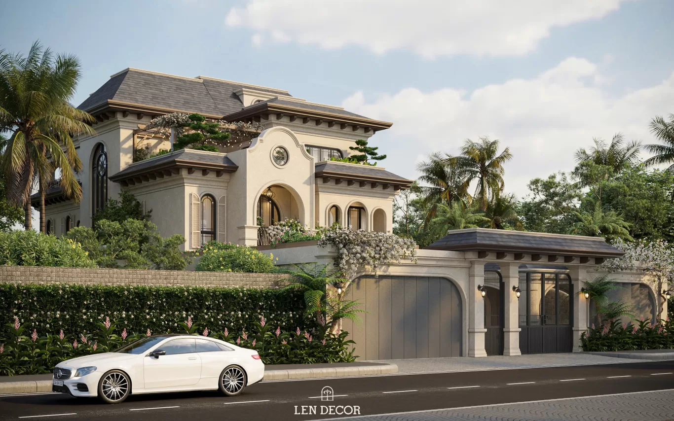 Biệt thự nghỉ dưỡng phong cách Địa Trung Hải