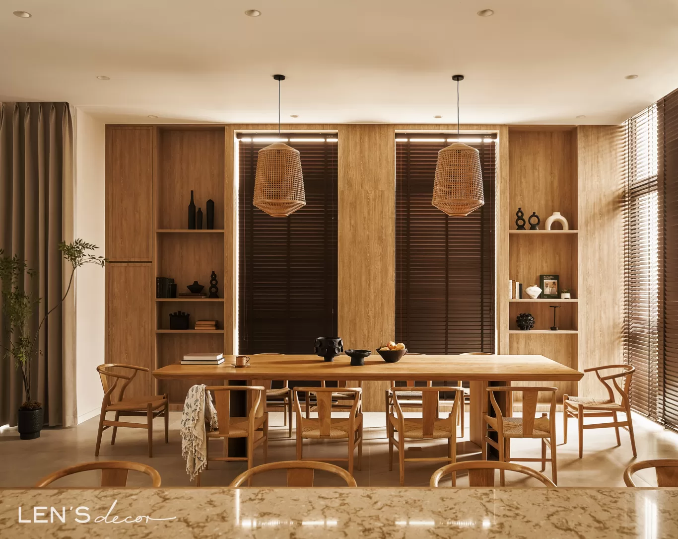 Tận hưởng bữa cơm gia đình trong không gian “resort” đầy chất thơ