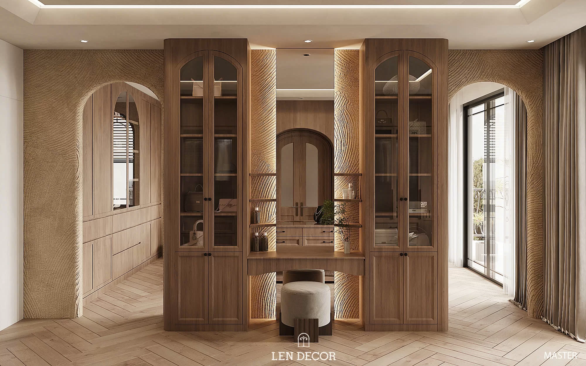 Hiệu quả: Làm rõ cấu trúc, tạo chiều sâu thị giác và tăng giá trị vật liệu.