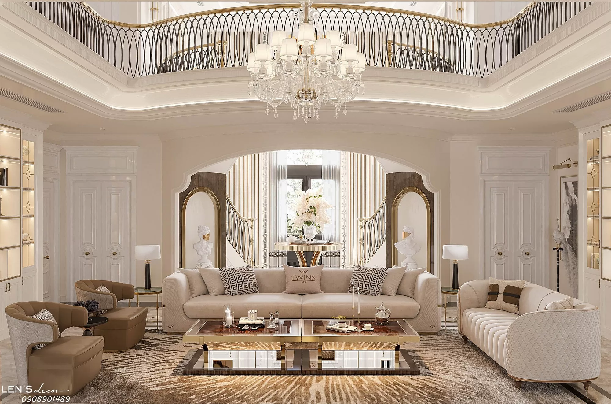 Ocher trong bảng màu thường dùng làm điểm nhấn cho không gian