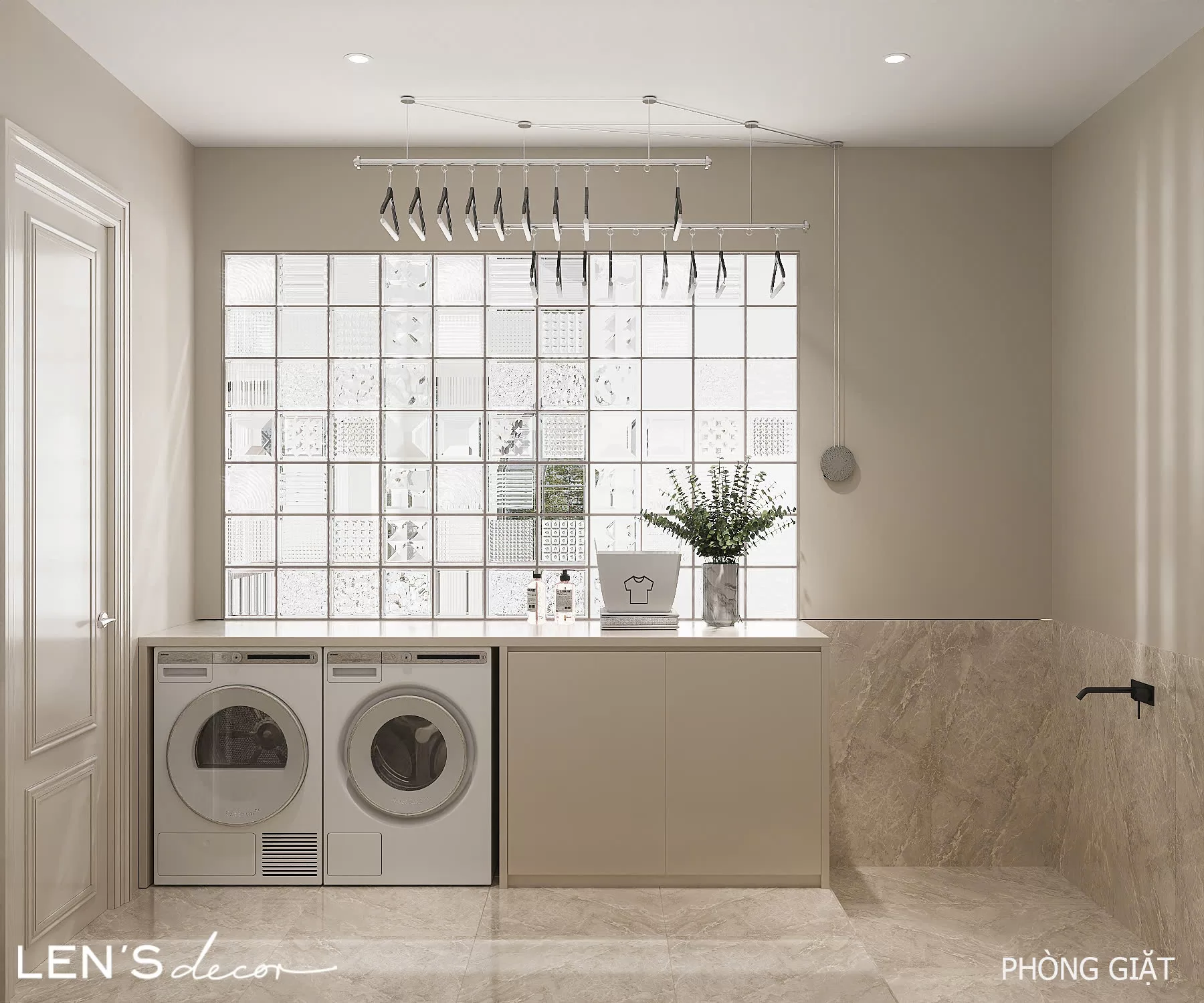 Gạch kính có khả năng cách âm, cách nhiệt khá tốt