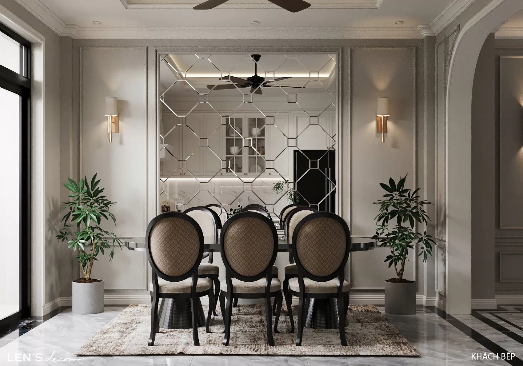 Đặt một chiếc gương sao cho vừa đảm bảo về công năng lẫn thẩm mỹ cũng là một nghệ thuật