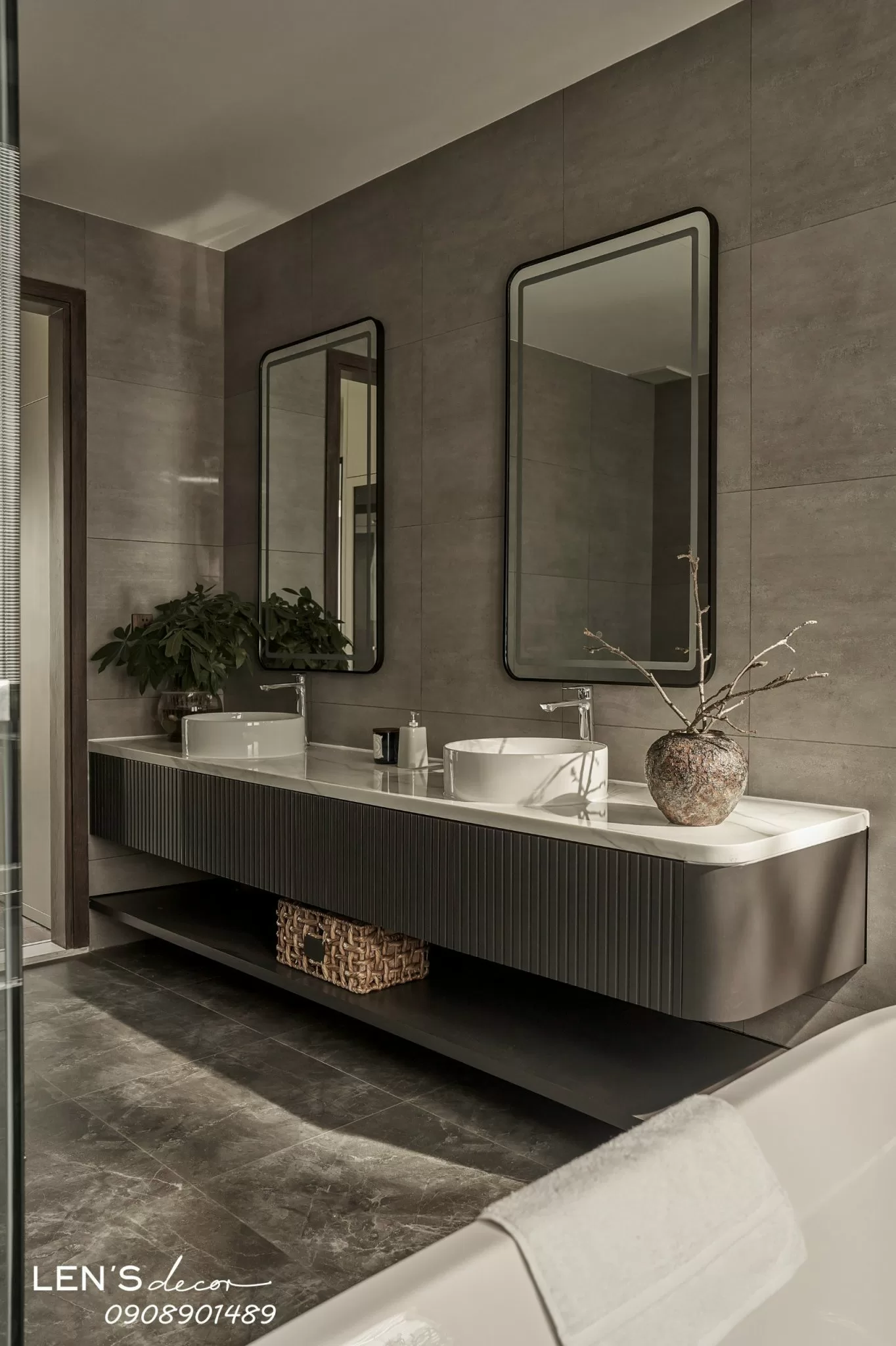 Biến phòng tắm thành spa thư giãn chỉ bằng một chiếc gương