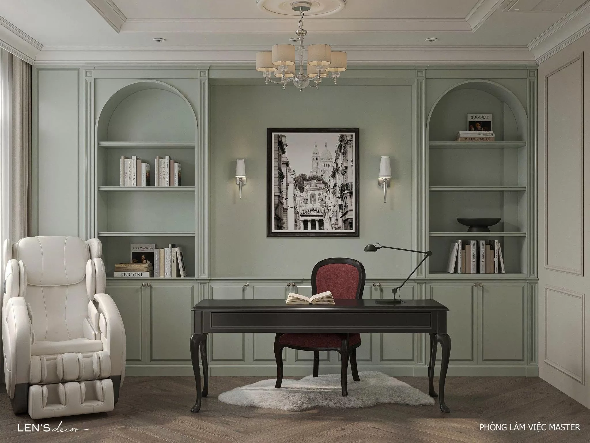 Bản giao hưởng của sắc xanh Sage và sự quyền quý