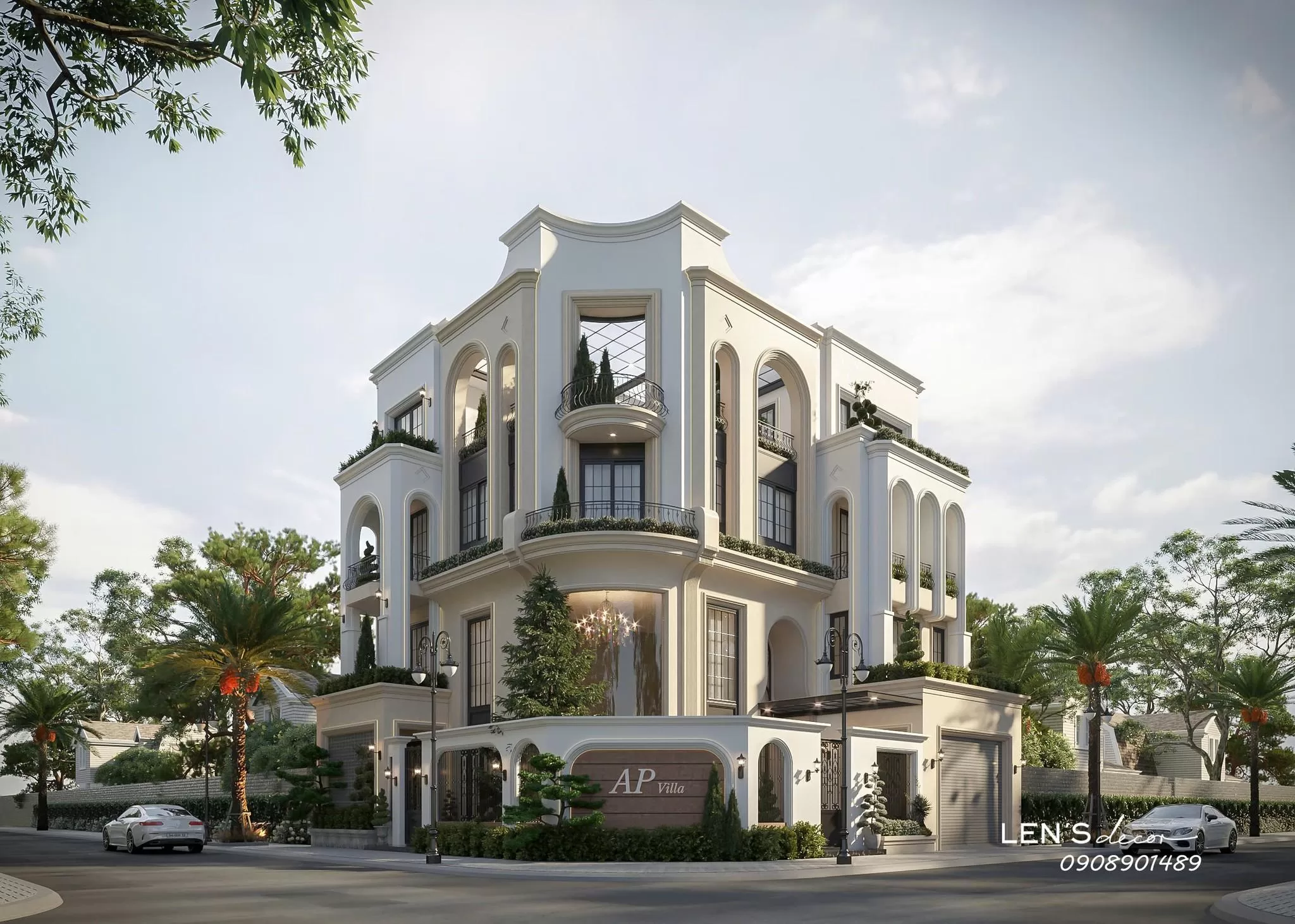 Bắc Giang Villa: Đỉnh cao của sự sang trọng và tính đối xứng