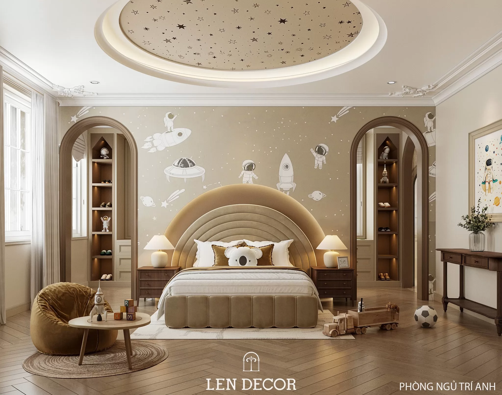 Phòng ngủ cho bé, nơi các con nuôi mầm sáng tạo