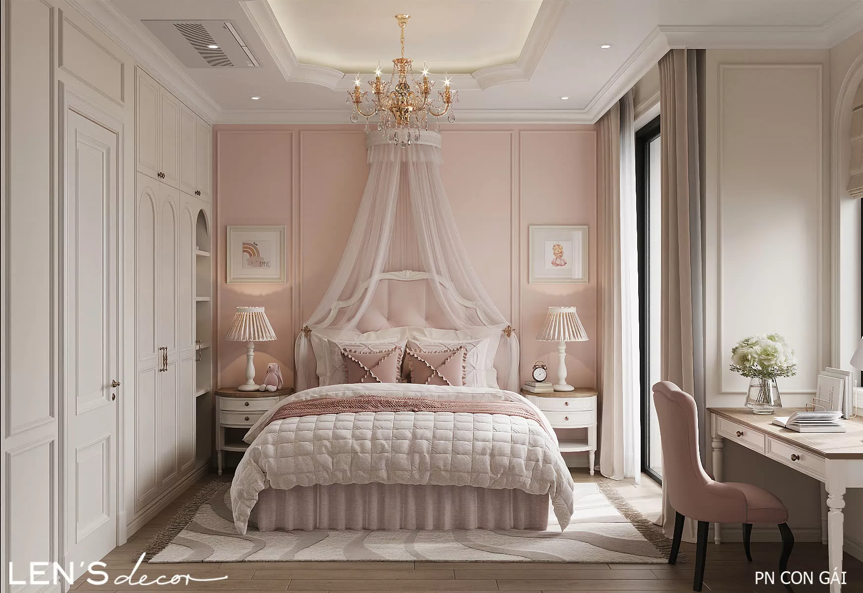 Phong cách cổ điển cho nàng công chúa nhỏ