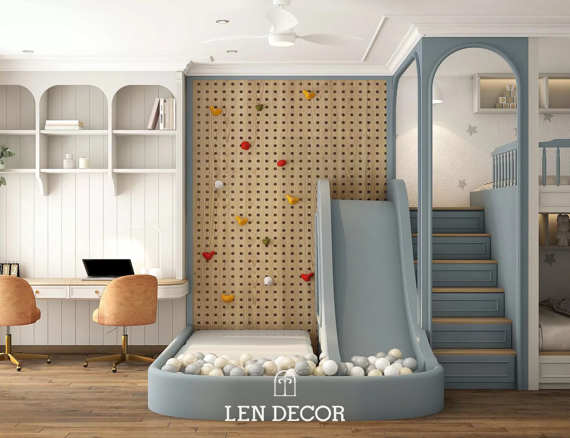 Phòng ngủ cho bé theo trường phái Montessori