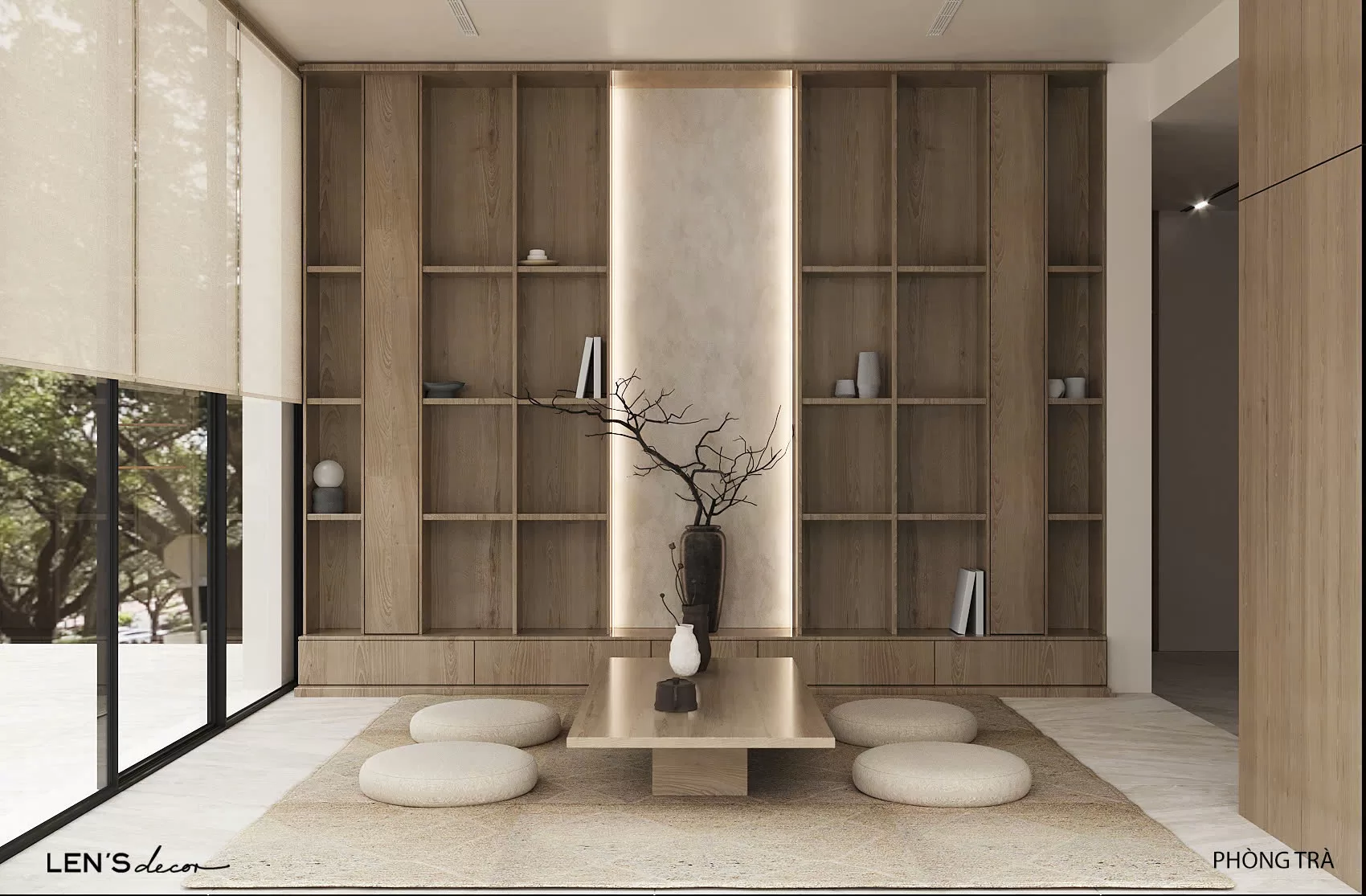 Tone màu của Japandi tươi sáng hơn