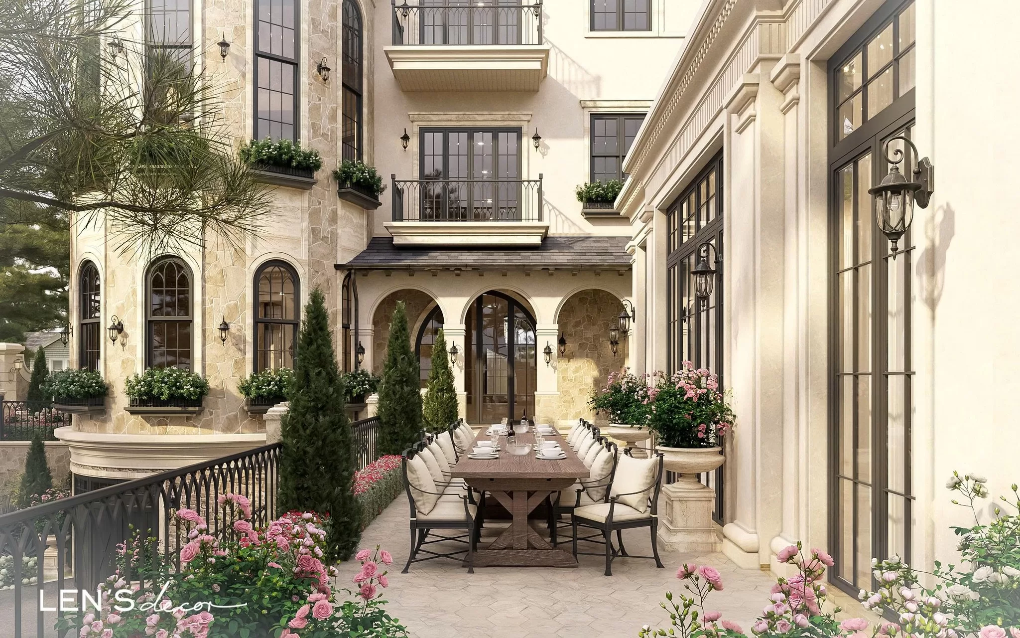 Sân vườn đầy thư giãn