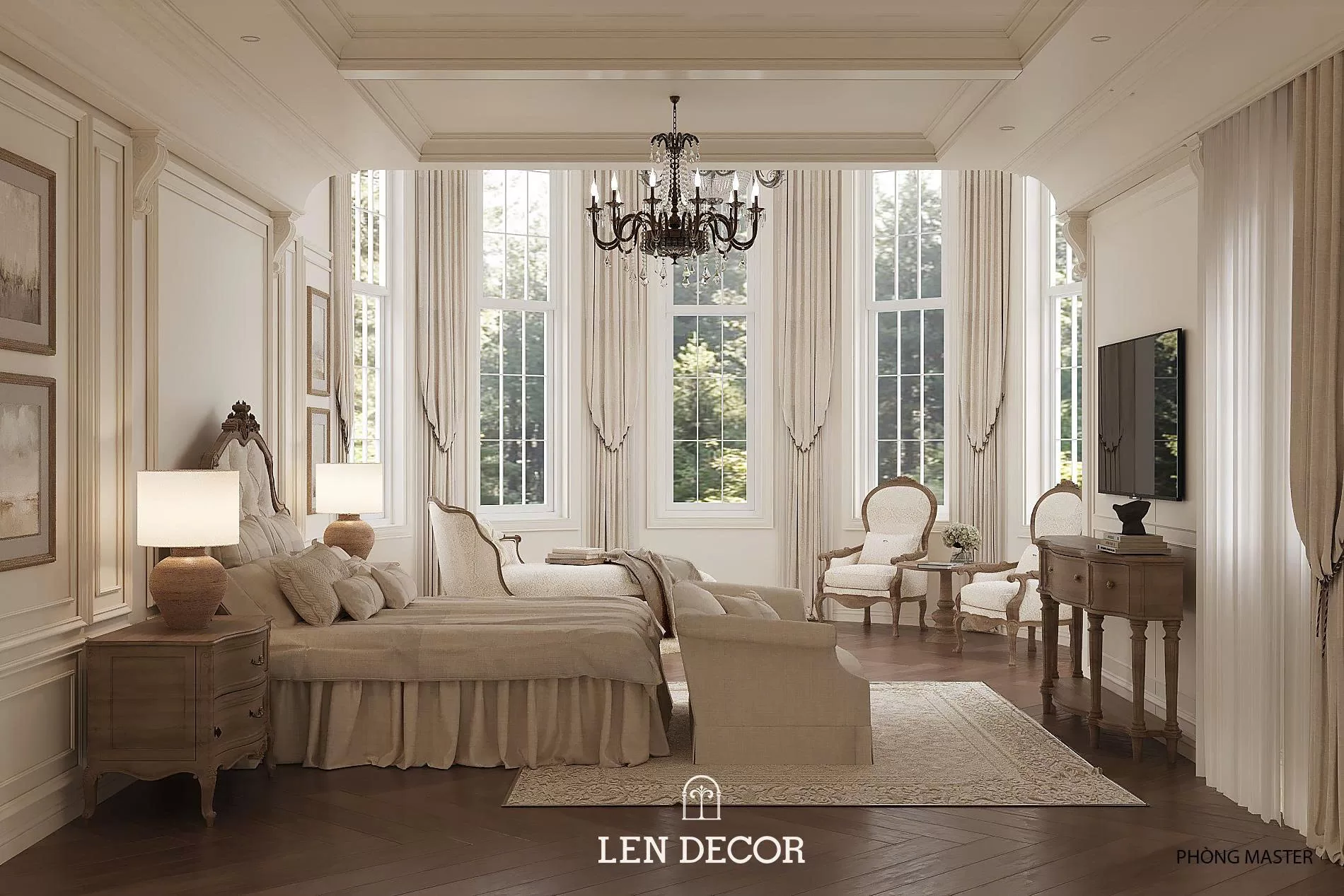 Phòng ngủ tiện nghi cho các hoạt động nghỉ ngơi