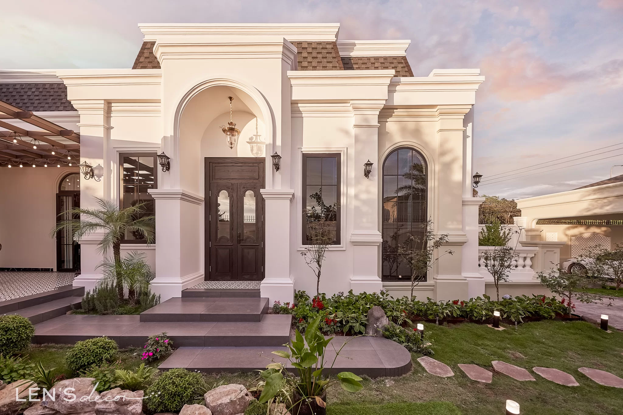 Mẫu nhà vườn đẹp mang đến cảm giác như một khu nghỉ dưỡng hạng sang