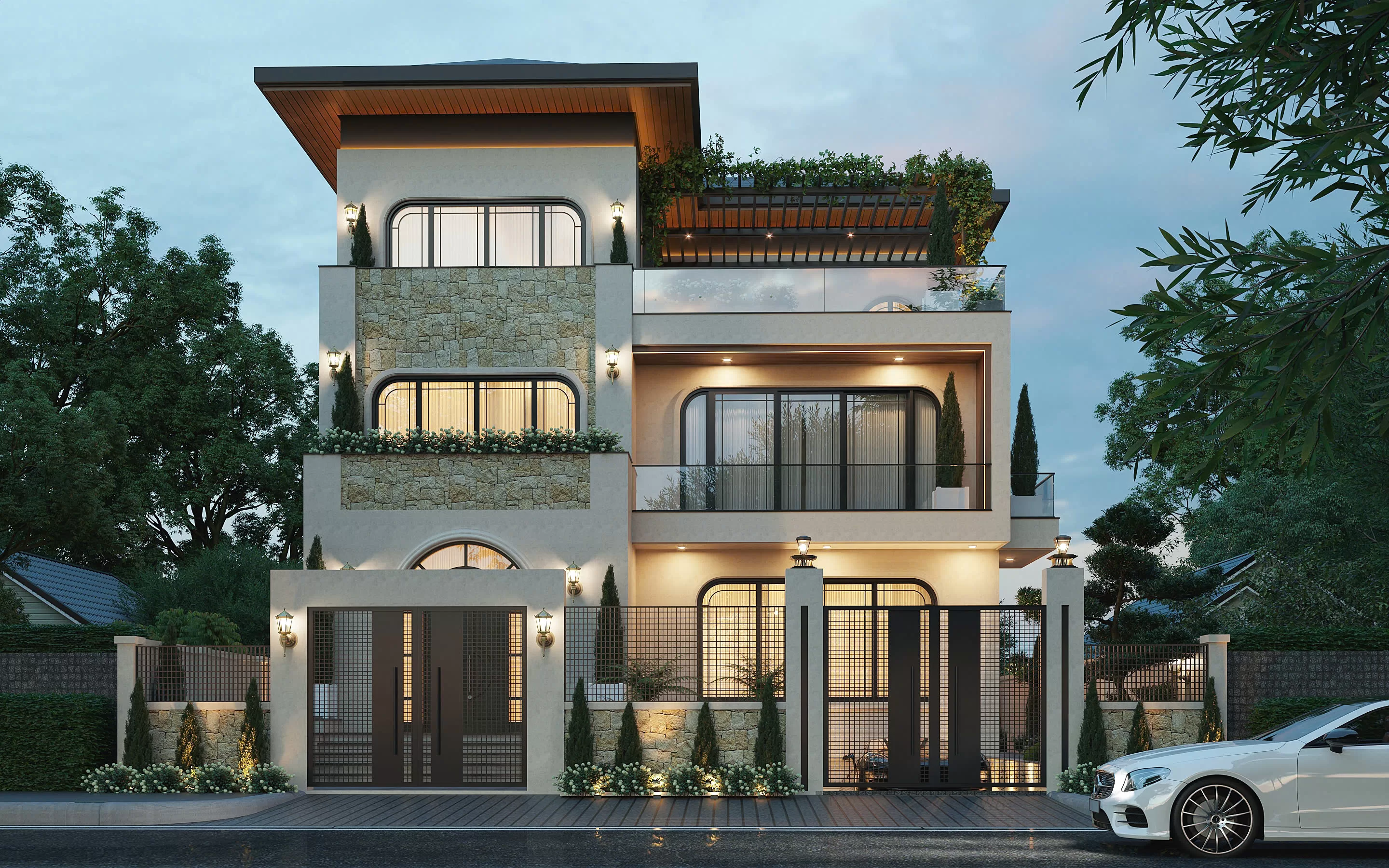 Dự án cải tạo nhà với sự giản dị và trang nhã