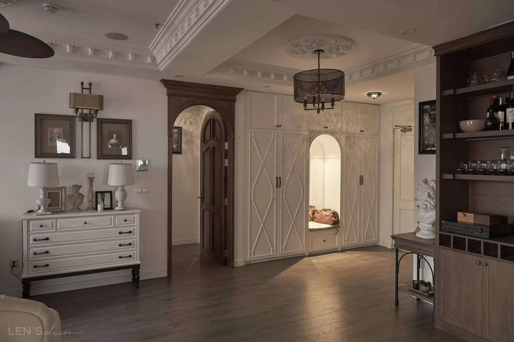 Căn hộ đập thông thiết kế thi công trọn gói bởi Len Decor